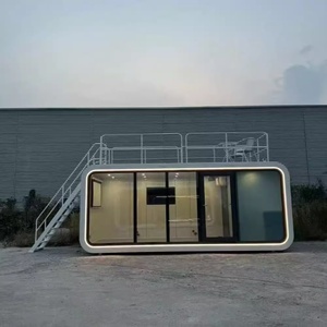 Elegante <span class=keywords><strong>Casa</strong></span> Capsula Prefabbricata di Lusso, <span class=keywords><strong>Casa</strong></span> Modulare Intelligente ad Energia Solare con 5 Anni di Garanzia per Uso Esterno in Centri Commerciali e Ville di Alta Gamma - Product Image 3
