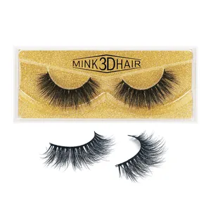 Eyelashes 3d Mink Single Pairs Human Hair 25 Models 8mm-15mm Mink Lashes Customized Logo Hand Made Fur Paypal OEM ODM Thick