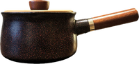 Casserole en céramique à induction électromagnétique avec revêtement antiadhésif, base multicouche, durable, écologique, compatible avec toutes les cuisinières