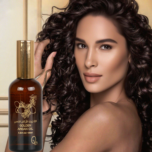 <span class=keywords><strong>Huile</strong></span> d'Argan Dorée Naturelle Bio Q8 100ml – Traitement Lissant et Réparateur pour Cheveux Abîmés – Sérum Capillaire du Maroc – Faible MOQ 100 pièces - Product Image 1