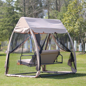 Buitentuin Schommelstoel Met Luifel Schommelbed En Hangmat Voor Balkon Of Rotstuin Om Te Ontspannen In De Zon - Product Image 2