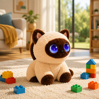 ChatGPT Voice Chat, jouet compagnon léger et portable, approuvé EN71, robot chat interactif vocal, compagnon câlin en peluche