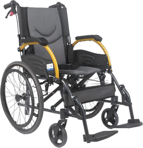 Meilleures ventes de fauteuils roulants manuels légers pour adultes seniors repose-pieds pliable et amovible facile à transporter en avion et en voiture roues magnétiques - Product Image 1