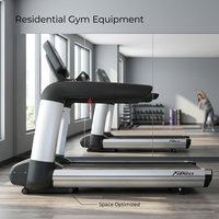 Tapis roulant électrique robuste antistatique pour la course et le fitness