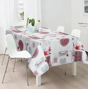 क्रिसमस टेबल कपड़ा क्रिसमस मेज़पोश सांता tablecloths के लिए tovaglia घर क्रिसमस पार्टी सजावट