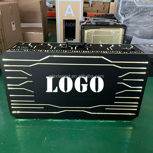 Usine personnalisée Bar LED couleur changeante boîte à vin Champagne présentateur bouteille Service mallette boîte de présentation pour discothèque - Product Image 5