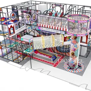 Meland Club Softplay-Ausrüstung Indoor Soft Play High Labyrinth Großer Klettert urm Kletterwand Ball Pool Spielplatz für Kinder