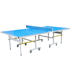 <span class=keywords><strong>Table</strong></span> <span class=keywords><strong>de</strong></span> <span class=keywords><strong>ping</strong></span>-<span class=keywords><strong>pong</strong></span> pliable robuste avec cadre métallique durable, plateau imperméable et roues, pour entraînement et compétition <span class=keywords><strong>en</strong></span> intérieur et <span class=keywords><strong>en</strong></span> extérieur - Product Image 1