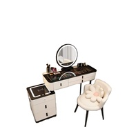 Commode intelligente nordique lumière de charge sans fil caractéristiques multifonctionnelles vanités de maquillage de chambre à coucher moderne table spéciale