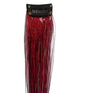 Couleur Clip-in Perruque Brillant Réfléchissant Or Argent Fil Laser Fil Européen Américain Densité Longue Ligne Droite Machine - Product Image 6