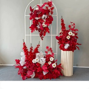 Decoraciones de tallo de hoja de rosa de loto de espuma artificial realista de 8cm para boda cumpleaños Día de San Valentín Pascua Acción de Gracias - Product Image 3