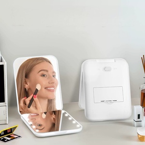 Du lịch trang điểm Pocket gương xách tay 1X/2X phóng đại Led Nhỏ Gọn PURSE gương với ánh sáng cầm tay nhỏ thắp sáng cho món quà - Product Image 3