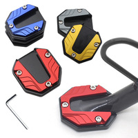 Plaque d'extension de béquille latérale universelle pour moto, plaque de béquille latérale haute résistance, accessoire de support