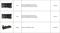 132648J102 Vente en gros de couvre-culbuteurs de moteur 3.5L VQ35DE pour Nismo Fairlady Alpine Renault Latitude Laguna Samsung SM7
