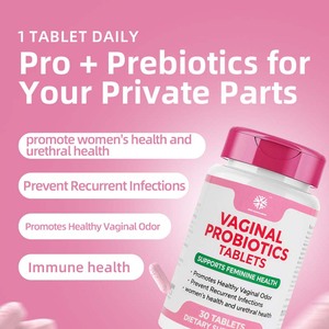 Tablet probiotik vagina mendukung bau vagina yang sehat membantu meningkatkan kesehatan wanita dan uretra kesehatan suplemen keseimbangan PH - Product Image 4