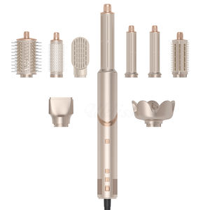 8 1ชุดเครื่องม้วนผมหลาย<span class=keywords><strong>แบบ</strong></span>สลับกันได้, เครื่องม้วนผมเหล็กแบนแปรงภาษาฝรั่งเศสสำหรับยืดผมจัดแต่งทรงผมแห้ง - Product Image 5