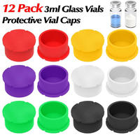 Vente en gros de bouchons de flacons en silicone de 13 mm et 20 mm, bouchons de flacons colorés, bouchons de flacons pharmaceutiques, bouchons en caoutchouc de laboratoire, logo personnalisé