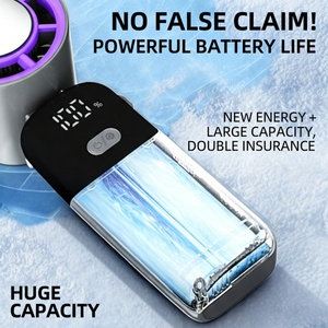 Ventilador de Mano Plegable con Compresa de Hielo, Recargable, con Pantalla Inteligente, 100 Velocidades, Portátil y Usable, Tendencia 2026, 2400mAh - Product Image 4