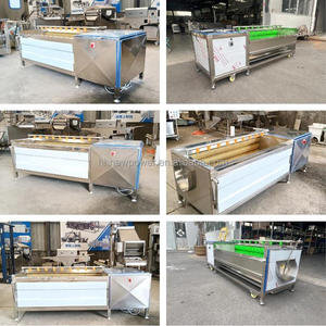 เครื่องทำความสะอาดอินทผลัมอัตโนมัติแบบแปรงลูกกลิ้งสำหรับล้างผัก - Product Image 3
