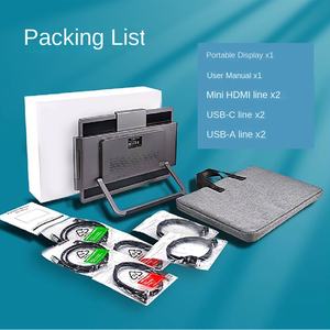 Monitor Portátil Triple <span class=keywords><strong>de</strong></span> 14 Pulgadas al por Mayor, Extensión <span class=keywords><strong>de</strong></span> <span class=keywords><strong>Pantalla</strong></span> con Panel IPS, Tipo <span class=keywords><strong>de</strong></span> <span class=keywords><strong>Pantalla</strong></span> Doble Expandible para Laptop - Product Image 5