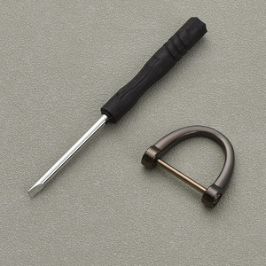 D-Nhẫn Với Vít Còng Móng Ngựa U Hình Dạng Vòng Chìa Khóa Tự Làm Da Xe Keychain Số Lượng Lớn Thủ Công Ví Phụ Kiện Vòng Chìa Khóa Móc Chìa Khóa - Product Image 4