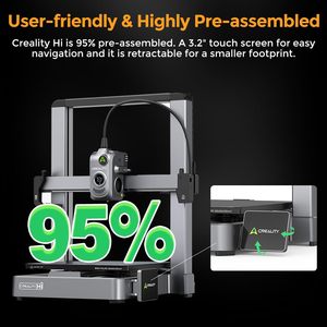Creality Hi Combo 16-Color 260*300mm Automatic Dual Extruder 500mm/s Speed New Condition 1 Year USB PLA Prototyping - Product Image 2