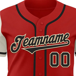 Camiseta de Béisbol de Manga Larga Personalizada de Alta Calidad, Impresión Digital, Poliéster/Algodón, Secado Rápido, Transpirable, Diseño Gratuito, Precio Económico - Product Image 5