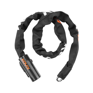 Chaîne d'accessoires de cycle de corps de serrure d'acier au manganèse avec le combo de serrure de chaîne de pendentif de serrure - Product Image 1