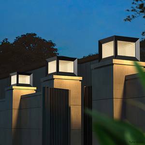 Lámpara de Columna LED Solar para Exteriores, Impermeable IP65, Iluminación con Alimentación de CC, Control Remoto, Farola para Jardín, Villa y Parque - Product Image 3