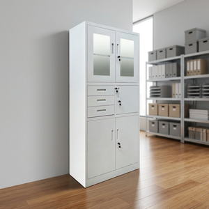 Modern steel-made <b>lockable</b> filing <b>cabinet</b> 3 drawers financial documents accounting storage school hotel office <b>cabinet</b> - Product Image 3