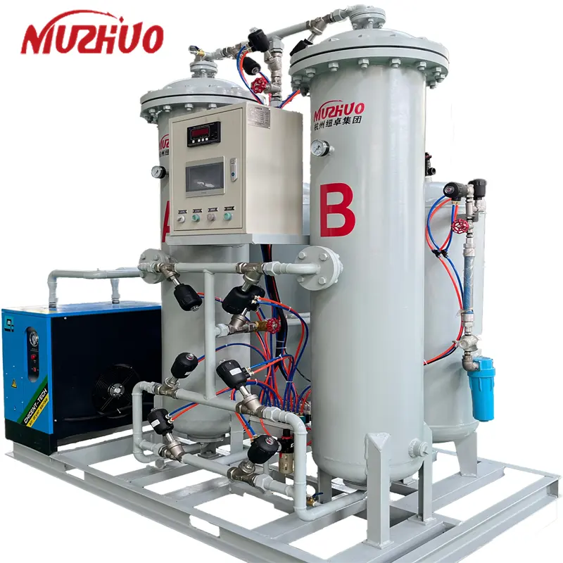 NUZHUO Movable Nitrogen Generator Skid-Mounted Type Nitrogen Gas Making Plant Easy To Deliver