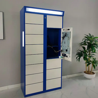 Casier de refroidissement réfrigéré intelligent de nourriture fraîche Casier intelligent de livraison de colis
