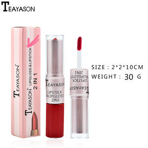 Labial de Moda 12 Colores Brillo Labial <span class=keywords><strong>2</strong></span> en 1 Tinta para Labios a Prueba de Agua de Larga Duración Hidratante Rojo Labial Mate Maquillaje para Mujeres HH - Product Image 3