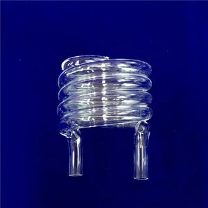Tubo Espiral de Quartzo Transparente de Boca Dupla, Tubulação de Sílica - Product Image 6