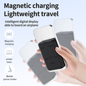 Cargador Portátil Inalámbrico con Pantalla LED, Batería Externa Delgada de 10000 mAh con Carga Rápida Magnética para iPhone y Samsung - Product Image 2
