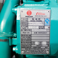 Groupe électrogène diesel 120 kW 150 kVA 380 V 400 V à démarrage électrique et automatique pour hôpitaux et centres de données (nouvelle génération)