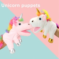 Marionnette Licorne en Peluche Éducative pour Enfants, Rembourrée en Coton PP, Écologique, Personnalisée en Usine – Offre Spéciale