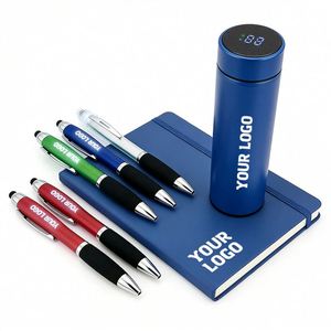 Promotional <b>Cheap</b> Custom Laser logo Printed <b>Led</b> <b>Light</b> up Plastic Active Soft Touch Stylus Ball Pen 3 in 1 Ballpoint Pen - Product Image 1