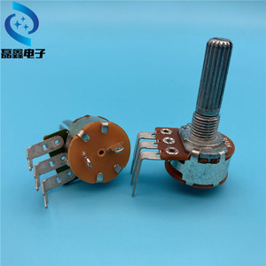 Potentiomètre rotatif 148SB1K-2M-25 1 canal, axe moleté M8x0.75, résistance réglable 1 tour - Product Image 2