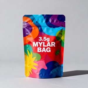 Custom Matte 1 Pound Mylar <b>Bags</b> 3.5 Printed 3.5g Smell Proof Mylar <b>Bags</b> Wholesale - Product Image 6