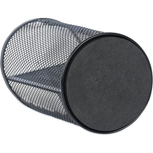 UNV20019 Universal 4.13 Pulgadas Diámetro x 6 pulgadas Portalápices de Metal Negro de 3 Compartimentos, Material Plástico - Product Image 2