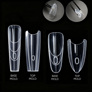 New bánh sandwich Nail kép hình thức PMMA traceless Nail Art điêu khắc công cụ nhãn hiệu riêng False nhanh chóng mở rộng kép hình thức Nail Mẹo - Product Image 6