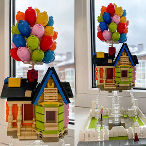 <span class=keywords><strong>Casa</strong></span> Voladora con Globos Moc 7025, Bloques <span class=keywords><strong>de</strong></span> Construcción <span class=keywords><strong>de</strong></span> Plástico ABS, Paisaje Urbano, 635 Piezas, Regalo Creativo, Juego <span class=keywords><strong>de</strong></span> Ladrillos 1:18 - Product Image 2