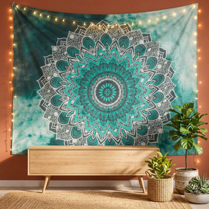 Tapiz Mandala Hippie Ombre para Colgar en la Pared, Decoración Bohemia India para Dormitorio, Sala de Estar - Product Image 3