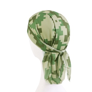 <span class=keywords><strong>Gorro</strong></span> de <span class=keywords><strong>Pirata</strong></span> Elástico de Camuflaje, Pañuelo para la Cabeza para Hombre y <span class=keywords><strong>Mujer</strong></span>, <span class=keywords><strong>Gorro</strong></span> de Hip Hop, Baile Urbano, Cinta para la Cabeza, Durag Transpirable - Product Image 4