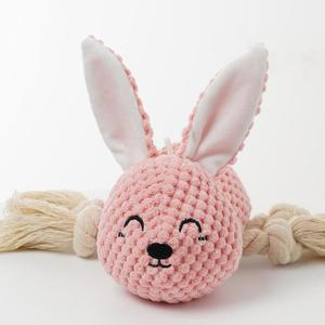 ขายส่งจากโรงงาน ของเล่นสุนัขและกระต่ายแบบมีเสียงบีบ ทำจากผ้า ปลอดภัยสำหรับสัตว์เลี้ยง - Product Image 4