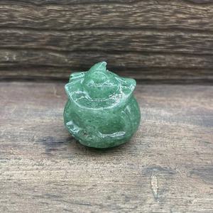 3cm Natural Stones Healing Gemstone Mini Size <b>Crystal</b> Pumpkin Carving Crafts Amethyst <b>Crystal</b> Gifts Hallowmas - Product Image 4