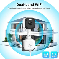 Caméra de sécurité Okam Pro Mini Cube 6MP, caméra IP WiFi intérieure, audio bidirectionnel et détection de mouvement, alerte de mouvement, caméra de fenêtre UK