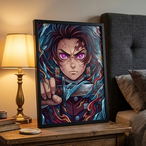 Affiches d'anime japonaises décoratives, affiches de sport de football en 3D, <span class=keywords><strong>manga</strong></span>, peinture plastique 30*40, affiches d'anime lenticulaires 3D - Product Image 3