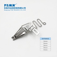 Accessoires pour machine à coudre industrielle DYLT-33, tirette de fermeture éclair en métal à tambour à bride, pour machine à coudre surjeteuse 757e